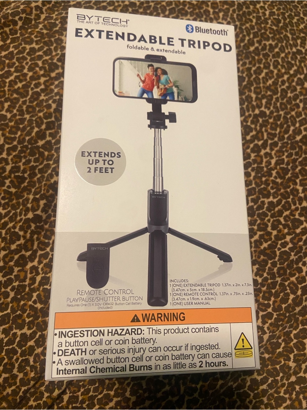 Extendable Tripod in Black